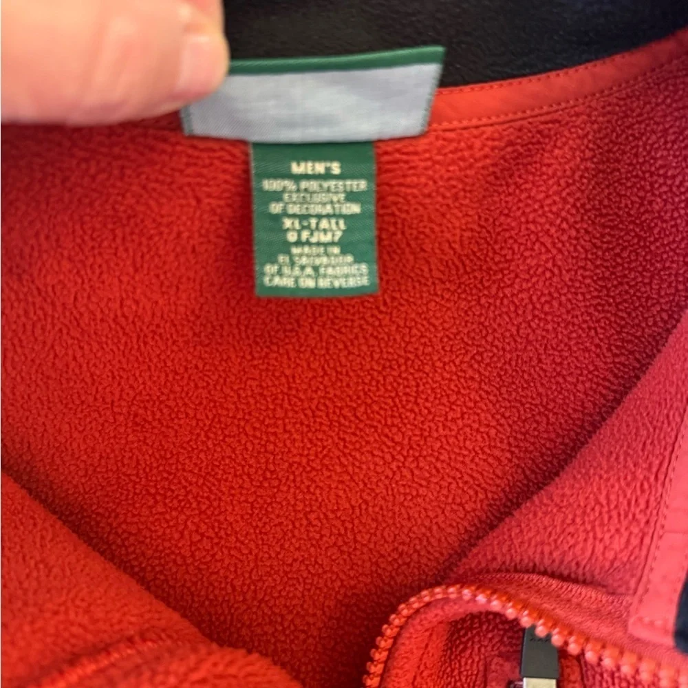 L.L. Bean Full Zip Fleece Vest